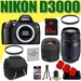 รูปย่อ Review Nikon D3000 10.2Megapixel Digital SLR Camera w/ Tamron AF 28-80mm f/3.5-5.6 Aspherical Lens + Tamron AF 75-300mm f/4.0-5.6 LD Lens Filter 8GB DavisMAX Bundle รูปที่1