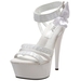 รูปย่อ The Highest Heel Women's Crystal-25 Platform Sandal ( The Highest Heel ankle strap ) รูปที่1