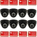 รูปย่อ VideoSecu 8 Pack Outdoor Day Night Security Cameras, Wide View Angle Lens 1/3" SONY CCD 520TVL 28 Infrared Leds with Free Power Supply VD3HK8 ( CCTV ) รูปที่1
