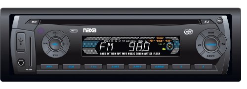 Naxa Detachable PLL Electronic Tuning Stereo AM/FM Radio MP3/CD with ID3 Text Function, USB/SD/MMC Inputs and Aux-In Jack (Black) ( Naxa Player ) รูปที่ 1