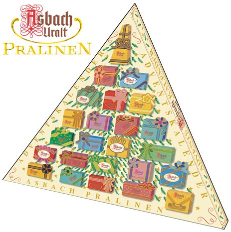 Asbach Uralt Brandy Filled Chocolate Advent Calendar - 250g/8.8oz ( Asbach Chocolate Gifts ) รูปที่ 1