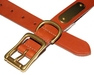 รูปย่อ Polo Ralph Lauren Mens Cognac Brown Brown Leather Belt Brass (100% Genuine Leather with Brass Buckle belt ) รูปที่2