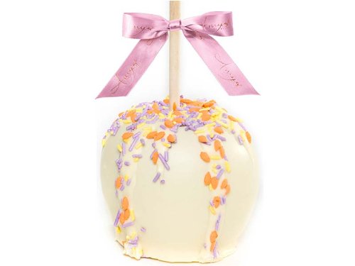 Gourmet Easter White Chocolate Dunked Caramel Apple - Set of 2 ( Wisconsinmade Chocolate Gifts ) รูปที่ 1