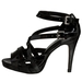 รูปย่อ Sizzle By Coloriffics Women's Montreal Platform Sandal ( Ankle Strap Sandal ) รูปที่5