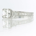 รูปย่อ 3.37ct asscher Cut Diamond Engagement Anniversary Ring รูปที่2