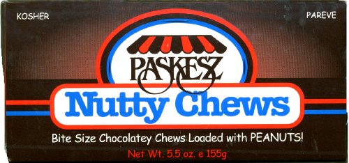 Paskesz Chocolate Bars, Family Pack, Nutty Chews Box, 5.5-Ounce (Pack of 6) ( Klik Chocolate Chocolate ) รูปที่ 1