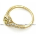 รูปย่อ VS2 Fancy Canary Yellow Diamond Engagement Ring 14k Gold Antiqe Style รูปที่2