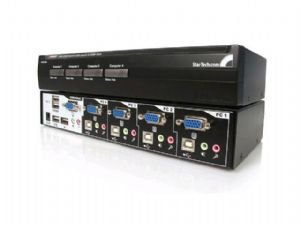 Review 4 Port USB Desktop KVM Switch รูปที่ 1