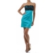 รูปย่อ Turquoise Strapless Lace Top Cocktail Dress ( Night out Dress ) รูปที่1