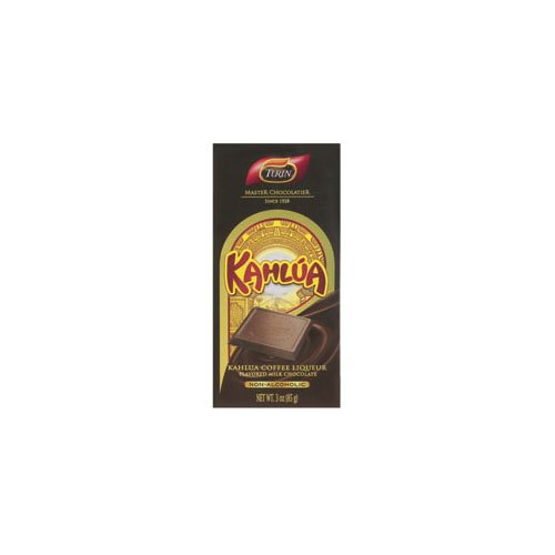 Turin Chocolates Kahlua Flavored Milk Choc Bar (Economy Case Pack) 3 Oz Bar (Pack of 12) ( Turin Chocolates Chocolate ) รูปที่ 1