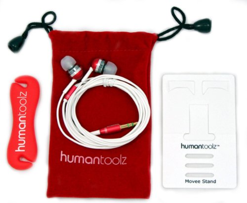 Human Toolz Sound Budz XST In-Ear Sound Isolating Headphones with Mic Bundle (Red) ( humantoolz Ear Bud Headphone ) รูปที่ 1