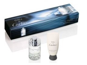 Eau De Cartier By Cartier Set-Edt Spray 3.4 Oz & All Over Shower Gel 3.3 Oz ( Men's Fragance Set) รูปที่ 1