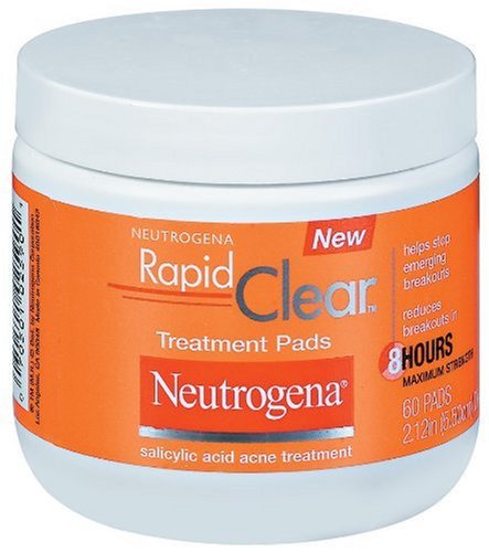 Neutrogena Rapid Clear Treatment Pads, 60 Count(Pack of 3) ( Cleansers  ) รูปที่ 1
