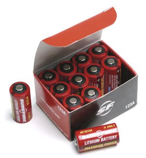 Surefire SF12-BB Box of 12 123A 3 Volt Lithium Batteries 12-Pack SF123A ( SureFire Barcode Scanner ) รูปที่ 1