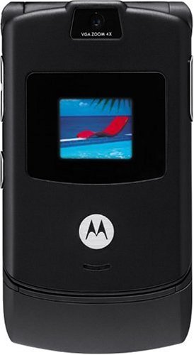 Motorola RAZR V3 Unlocked Phone with Camera, and Video Player--International Version with No Warranty (Black) ( Motorola Mobile ) รูปที่ 1