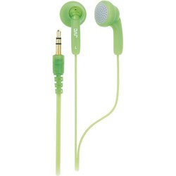 JVC HA F130G Gumy phones - Headphones ( ear-bud ) - kiwi green ( JVC Ear Bud Headphone ) รูปที่ 1