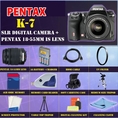 Review Pentax K-7 Digital SLR with Pentax 18-55mm Lens + SSE Premium Starter Accessory Package