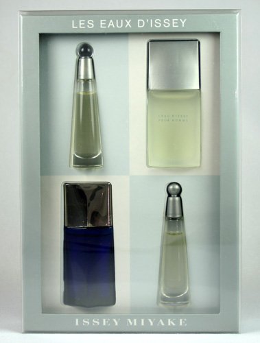 L'eau D'issey Variety by Issey Miyake for Men and Women. Set-4 Piece Unisex Mini Variety With L'eau D'issey & L'eau Bleue D'issey For Men And L'eau D' ( Men's Fragance Set) รูปที่ 1