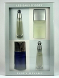 L'eau D'issey Variety by Issey Miyake for Men and Women. Set-4 Piece Unisex Mini Variety With L'eau D'issey & L'eau Bleue D'issey For Men And L'eau D' ( Men's Fragance Set)