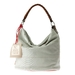 รูปย่อ Sofia C. Italian Designer Light Grey Reptile Embossed Leather Handbag รูปที่1