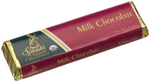 Sjaak's Organic Chocolate Bar, Milk Chocolate, 1.75-Ounce Bars (Pack of 9) ( Sjaak's Chocolate ) รูปที่ 1