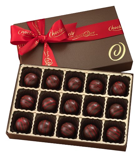 Chocolate Cherry Cordials (15-piece Box) ( Choclatique Chocolate Gifts ) รูปที่ 1