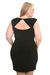 รูปย่อ Torrid Plus Size Black Pleated Key Hole Club Dress ( Torrid Night Out dress ) รูปที่3