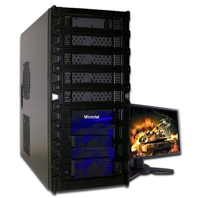 Review Microtel Computer® TI9086 Gaming Computer with 3.0GHz AMD Athlon II X2 250 processor, 4GB DDR3/1333, 500GB SATAII, 24X DVDRW, ATI Radeon HD 5450 512MB Video Card, Microsoft Windows 7 Home Premium Full Version CD - 64 bit+ WIFI รูปที่ 1