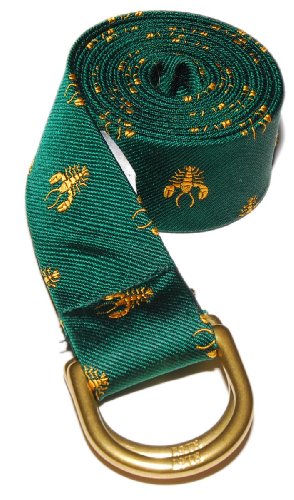 Polo Ralph Lauren Men Silk Belt Scorpion Green Yellow Large (silk belt ) รูปที่ 1