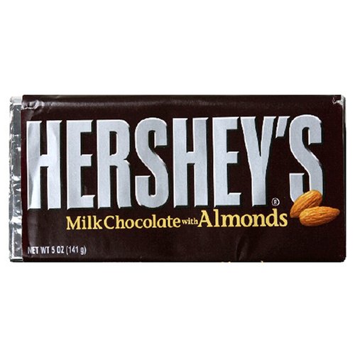Hershey's Extra Large Milk Chocolate Bar with Almonds, 5-Ounce Bars (Pack of 24) ( Hershey's Chocolate ) รูปที่ 1