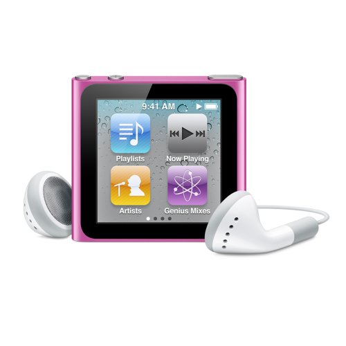 Apple iPod nano® 8GB MP3 Player (6th Generation) with Touch Screen, FM Radio - Pink (MC692LL/A) ( Apple Player ) รูปที่ 1