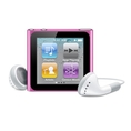 Apple iPod nano® 8GB MP3 Player (6th Generation) with Touch Screen, FM Radio - Pink (MC692LL/A) ( Apple Player )