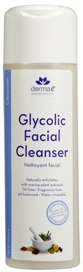 Derma E Natural Body Care Glycolic Face Cleanser- 8 oz (Pack of 3) ( Cleansers  )