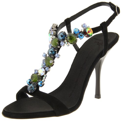 Giuseppe Zanotti Women's I10051 Multicolor Crystal Sandal ( Ankle Strap Sandal ) รูปที่ 1