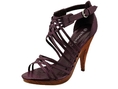 Reneeze MELODY-1 Light Purple Fabric Strappy Women High-Heels Dress Sandals-Light Purple ( Ankle Strap Sandal )