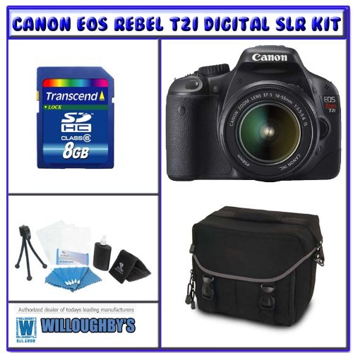 Review Canon Rebel T2i 18.0 Megapixel Digital SLR w/ Canon 18-55mm IS Lens + Shooter Package K# 2 รูปที่ 1