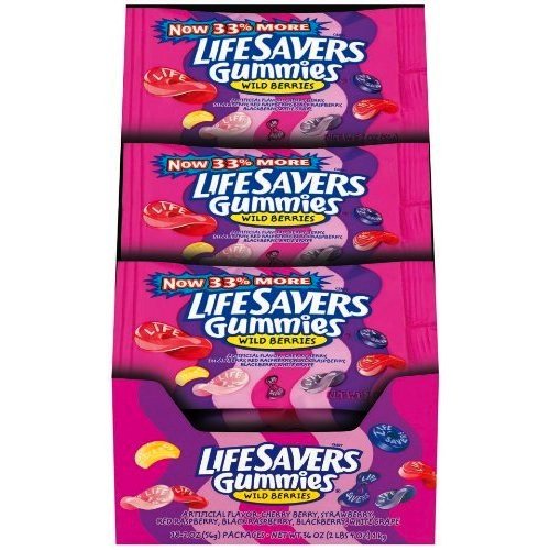 Lifesavers Gummies Wild Berries (Pack of 18) ( Lifesaver Chocolate ) รูปที่ 1