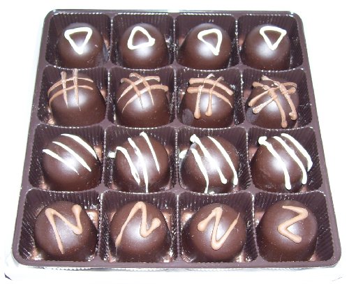 Dark Chocolate Artisan Selection Truffles 32 pcs ( The Marzipan House Chocolate Gifts ) รูปที่ 1
