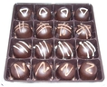 Dark Chocolate Artisan Selection Truffles 32 pcs ( The Marzipan House Chocolate Gifts )