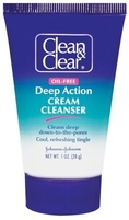 Clean & Clear Deep Action Cream Cleanser-1 oz (Pack of 9) ( Cleansers  )