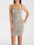 GUESS by Marciano Cheetah Seamless Pico Dress ( Night out Dress )