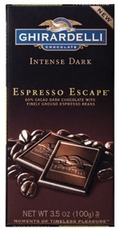 Ghirardelli Espresso Escape Intense Dark Chocolate Bar, 3.5 Oz ( Ghirardelli Chocolate )
