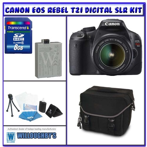 Review Canon Rebel T2i 18.0 Megapixel Digital SLR w/ Canon 18-55mm IS Lens + Shooter Package K# 3 รูปที่ 1