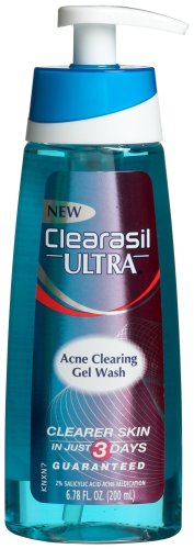 Clearasil Ultra Acne Clearing Gel Wash,  6.78-Ounces Bottles (Pack of 4) ( Cleansers  ) รูปที่ 3