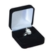 รูปย่อ 14K White Gold 3 Stone Round Diamond Engagement Ring - Comfort Fit - (1/3 ctw., GH, SI) รูปที่3