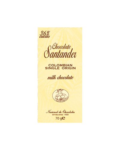 Santander 36% Single Origin Chocolate, 2.47-Ounce Bars (Pack of 10) ( Santander Chocolate ) รูปที่ 1