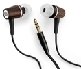 Altec Lansing MHP136 Muzx Series In Ear Headphone with wood finish ( Altec Lansing Ear Bud Headphone )