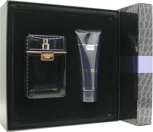 Versace Man By Gianni Versace For Men. Set-edt Spray 3.3 Ounces & Aftershave Balm 3.4 Ounces ( Men's Fragance Set) รูปที่ 1