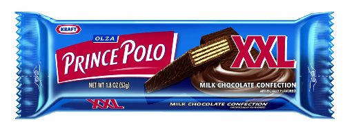 OLZA Prince Polo Milk XXL Milk Chocolate Confection (1.8-Ounce), 28-Count Bar ( OLZA Chocolate ) รูปที่ 1