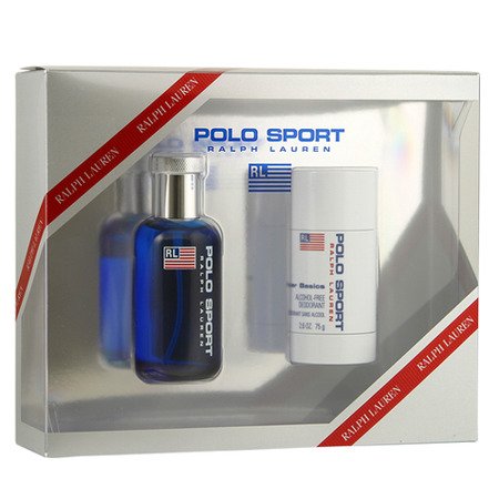 Polo Sport Gift Set 2 Pieces (2.5 fl. oz. Eau De Toilette Spray + Deodorant 2.6 oz.) Men By Ralph Lauren ( Men's Fragance Set) รูปที่ 1